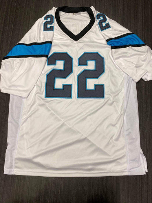 Christian McCaffrey Carolina Panthers Autographed Custom Jersey Beckett