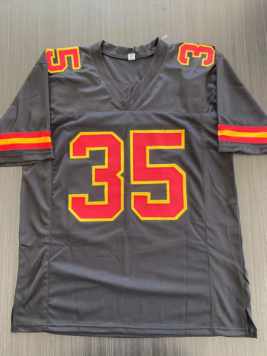 Christian Okoye Kansas City Chiefs Autographed Custom Jersey JSA