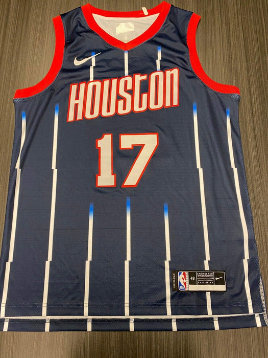 Tari Eason Houston Rockets Autographed Custom Jersey JSA