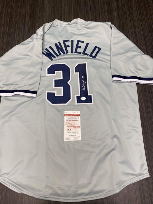 Dave Winfield New York Yankees Autographed Custom Jersey JSA