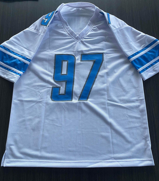 Aidan Hutchinson Detroit Lions Autographed Custom Jersey Beckett