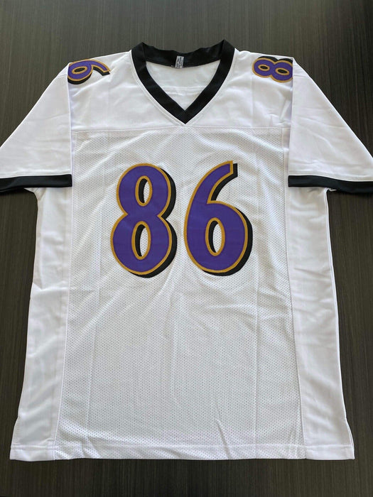 Todd Heap Baltimore Ravens Autographed Custom Jersey Beckett