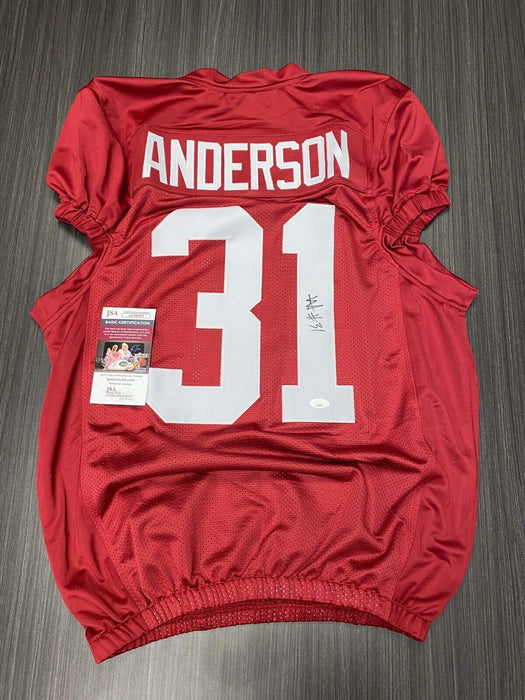 Will Anderson Alabama Crimson Tide Autographed Custom Jersey JSA