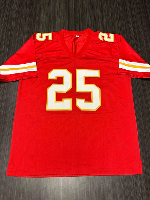 Clyde Edwards-Helaire Kansas City Chiefs Autographed Custom Jersey Beckett