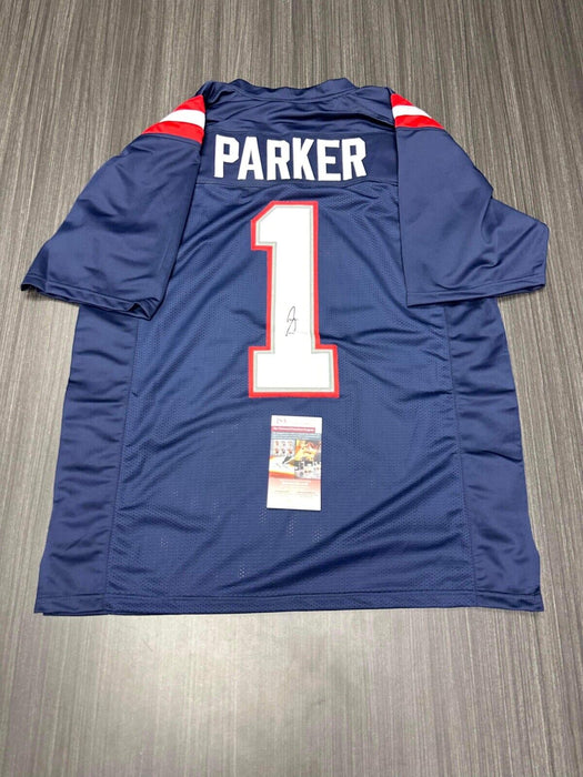 DeVante Parker New England Patriots Autographed Custom Jersey JSA