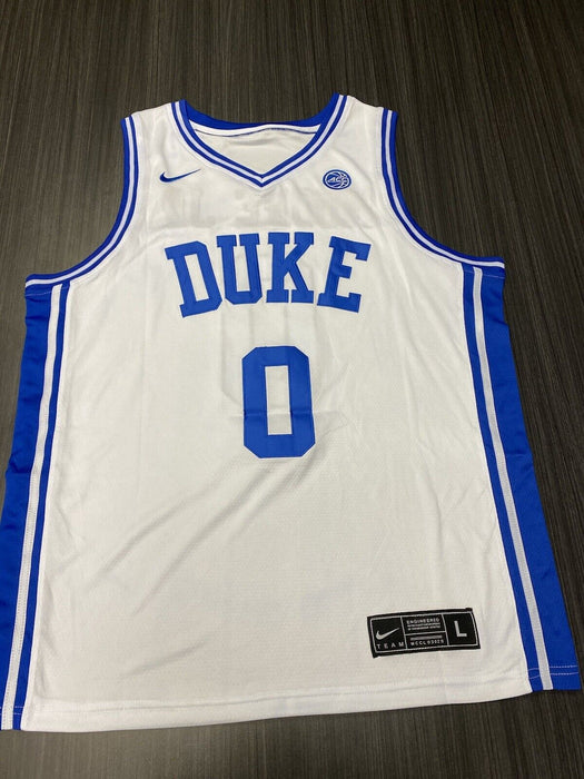 Wendell Moore Duke Blue Devils Autographed Custom Jersey JSA