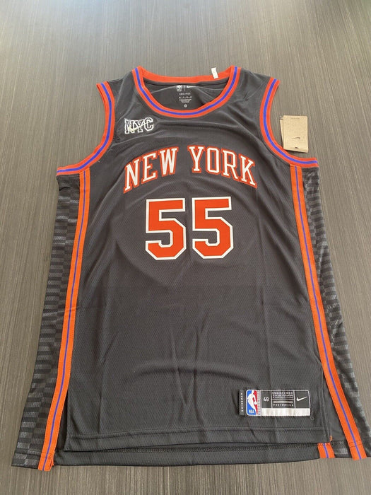 Isaiah Hartenstein New York Knicks Autographed Custom Jersey JSA