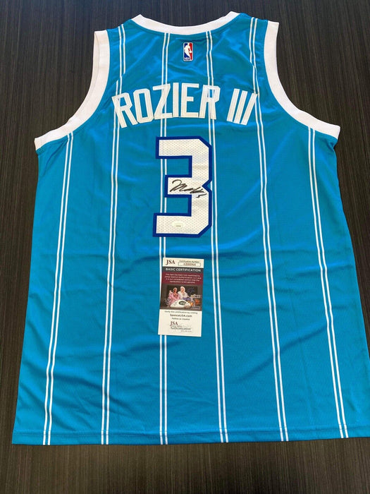 Terry Rozier Charlotte Hornets Autographed Custom Jersey JSA