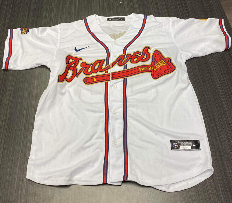 Kyle Wright Atlanta Braves Autographed Custom World Series Jersey JSA