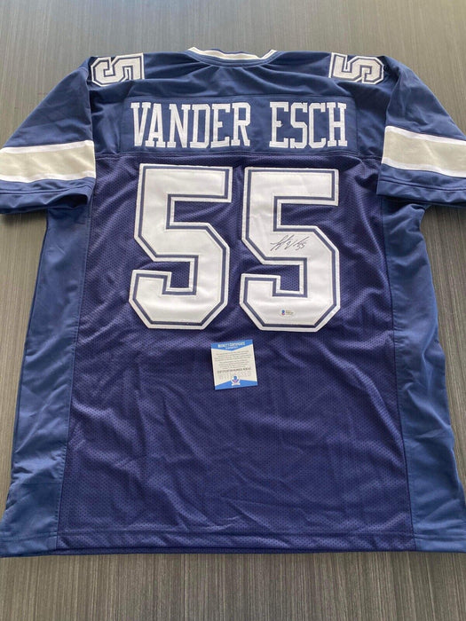 Leighton Vander Esch Dallas Cowboys Autographed Custom Jersey Beckett