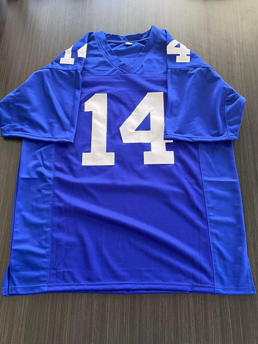 Y.A. Tittle New York Giants Autographed Custom Jersey JSA