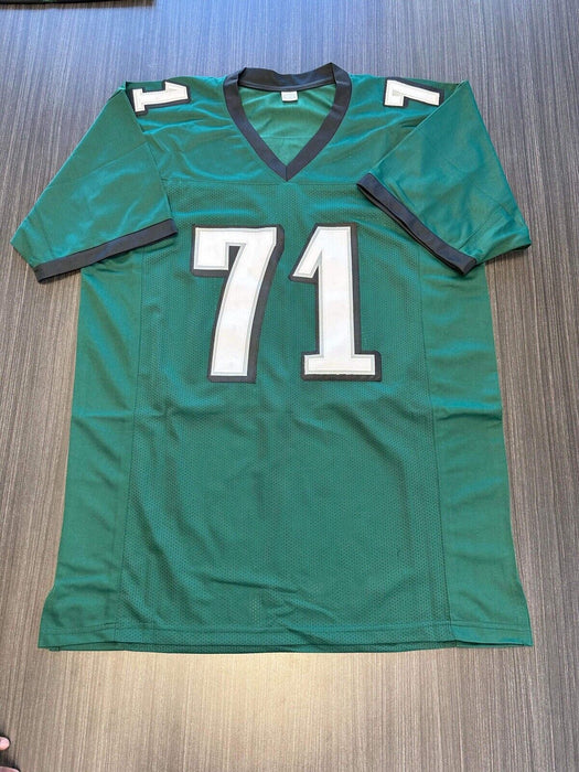 Jason Peters Philadelphia Eagles Autographed Custom Jersey Beckett