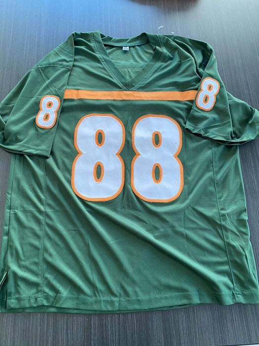 Jeremy Shockey Miami Hurricanes Autographed Custom Jersey JSA