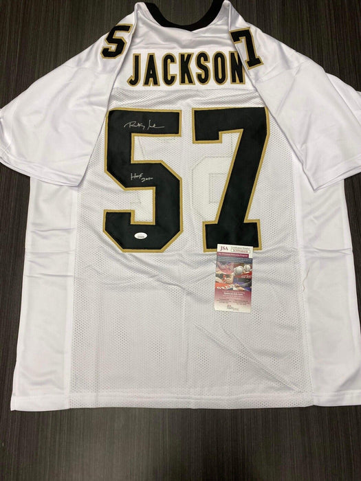 Rickey Jackson New Orleans Saints Autographed Custom Jersey JSA Inscribed