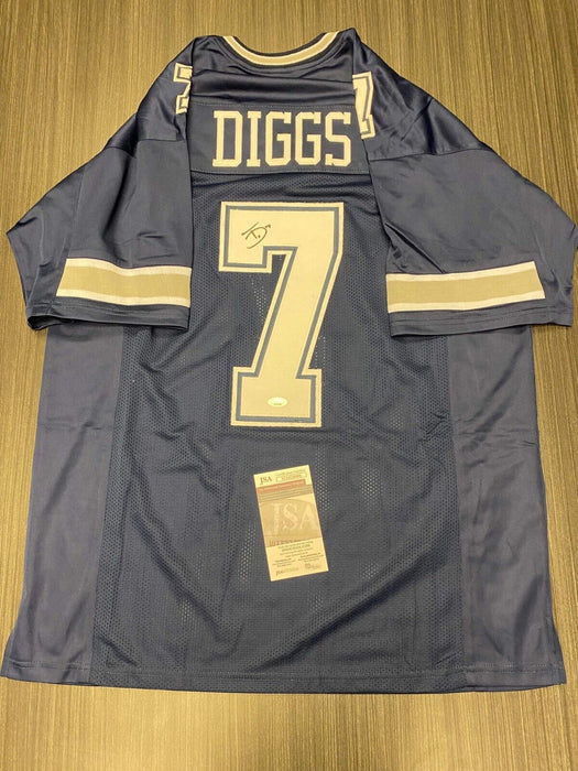 Trevon Diggs Dallas Cowboys Autographed Custom Jersey JSA