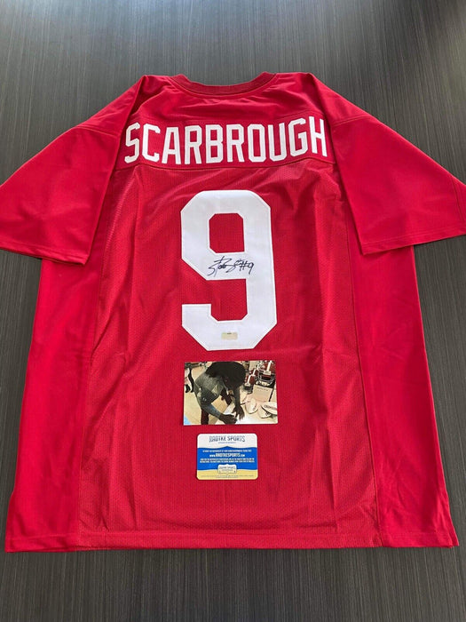 Bo Scarborough Alabama Crimson Tide Autographed Custom Jersey Radtke