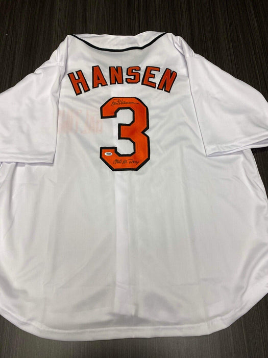 Ron Hansen Baltimore Orioles Autographed Custom Jersey RSA