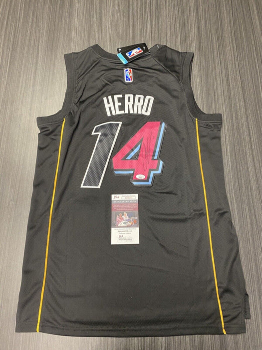 Tyler Herro Miami Heat Autographed Custom Jersey JSA