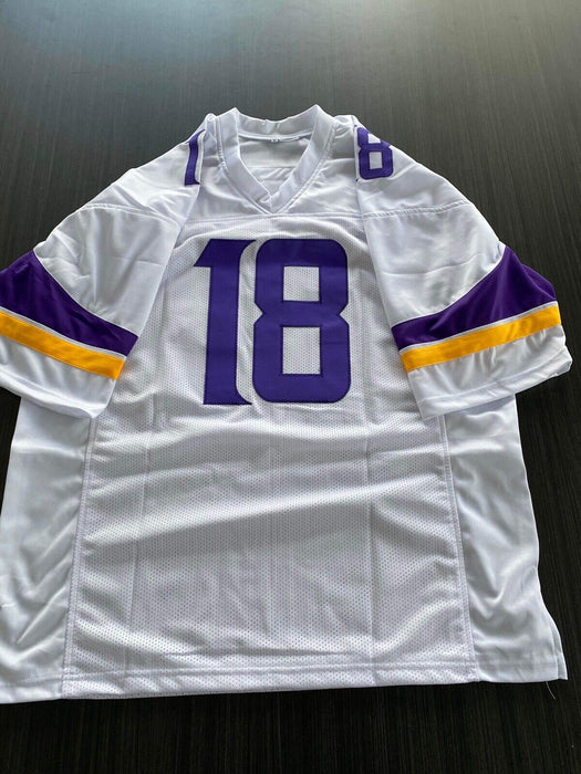 Justin Jefferson Minnesota Vikings Autographed Custom Jersey JSA