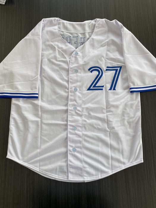 Vladimir Guerrero Jr Toronto Blue Jays Autographed Custom Jersey JSA