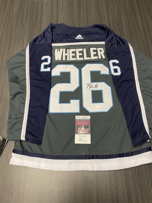 Blake Wheeler Winnipeg Jets  Autographed Custom Jersey JSA