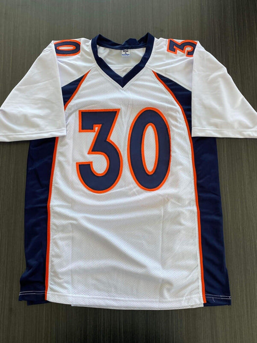 Terrell Davis Denver Broncos Autographed Custom Jersey JSA