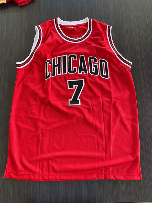 Toni Kukoc Chicago Bulls Autographed Custom Jersey Beckett Inscribed