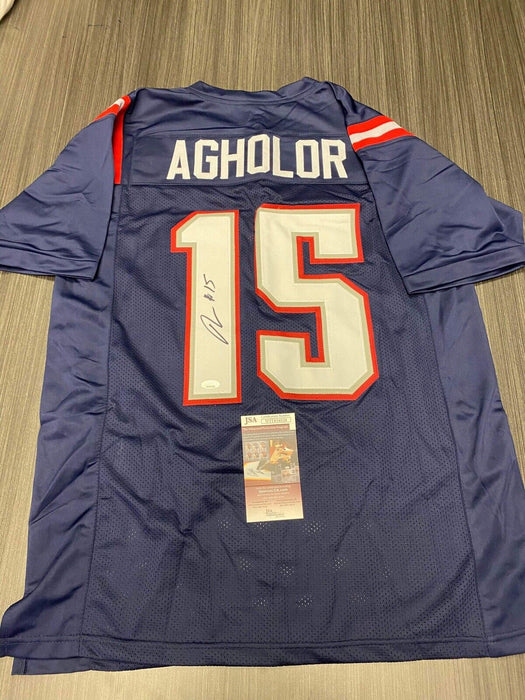 Nelson Agholor New England Patriots Autographed Custom Jersey JSA