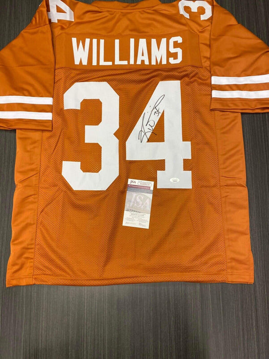 Ricky Williams Texas Longhorns Autographed Custom Jersey JSA