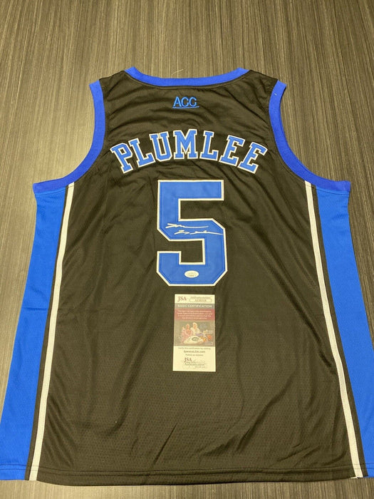 Mason Plumlee Duke Blue Devils Autographed Custom Jersey JSA