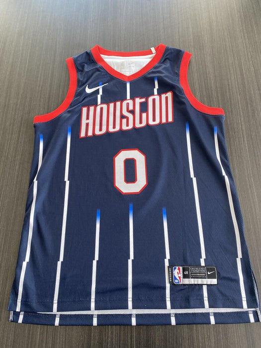 TyTy Washington Houston Rockets Autographed Custom Jersey JSA