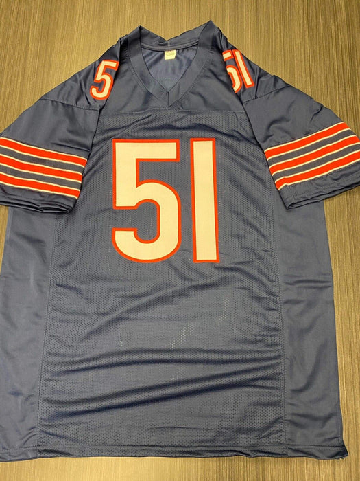 Dick Butkus Chicago Bears Autographed Custom Jersey Beckett