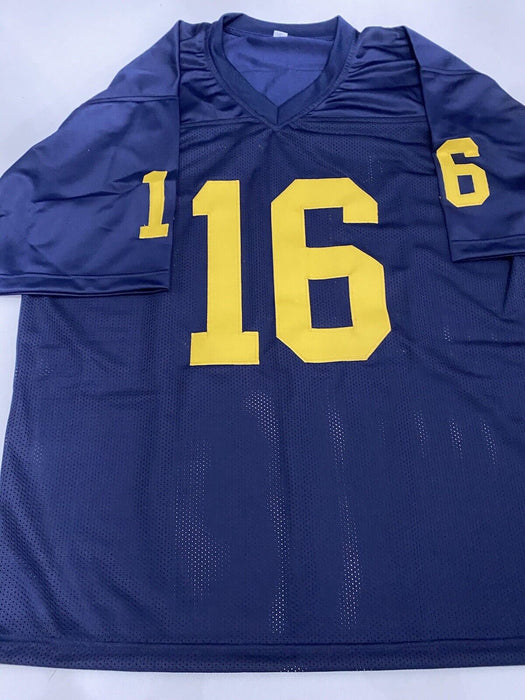 Denard Robinson Michigan Wolverines Autographed Custom Jersey Beckett