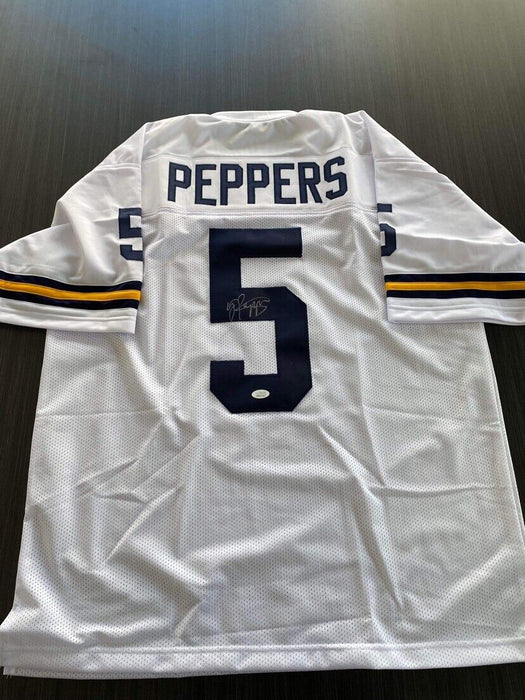 Jabril Peppers Michigan Wolverines Autographed Custom Jersey JSA