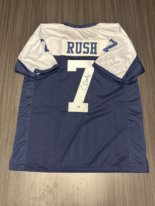 Cooper Rush Dallas Cowboys Autographed Custom Jersey Gameday