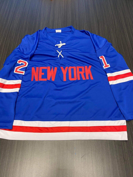 Pete Stemkowski New York Rangers Autographed Custom Jersey RSA