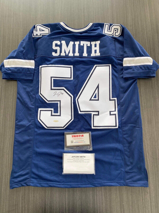 Jaylon Smith Dallas Cowboys Autographed Custom Jersey Tristar