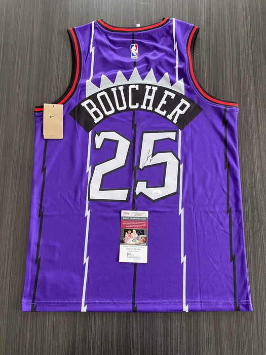 Chris Boucher Toronto Raptors Autographed Custom Jersey JSA