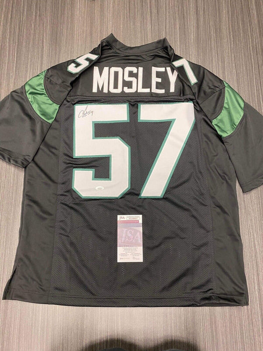 C.J. Mosley New York Jets Autographed Custom Jersey JSA