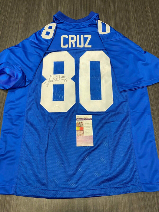 Victor Cruz New York Giants Autographed Custom Jersey JSA