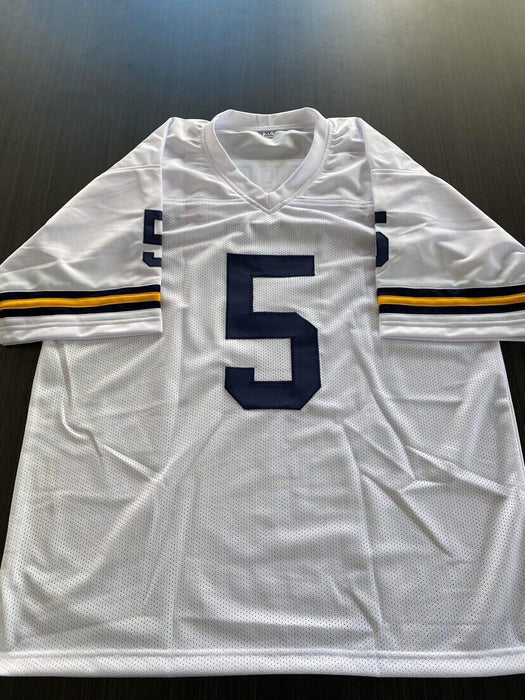 Jabril Peppers Michigan Wolverines Autographed Custom Jersey JSA