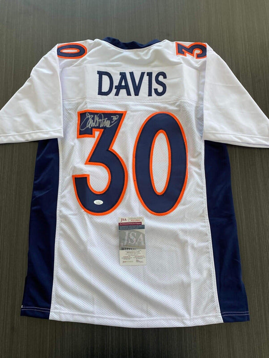 Terrell Davis Denver Broncos Autographed Custom Jersey JSA