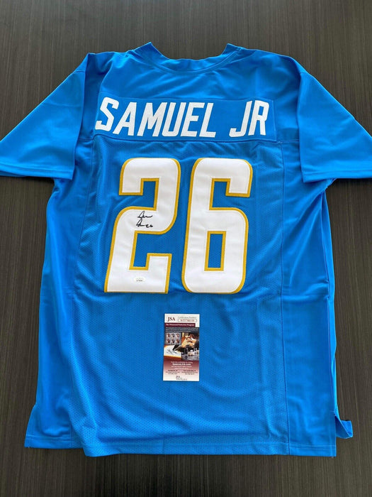 Asante Samuel Jr. Los Angeles Chargers Autographed Custom Jersey JSA