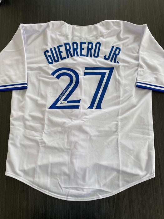 Vladimir Guerrero Jr Toronto Blue Jays Autographed Custom Jersey JSA