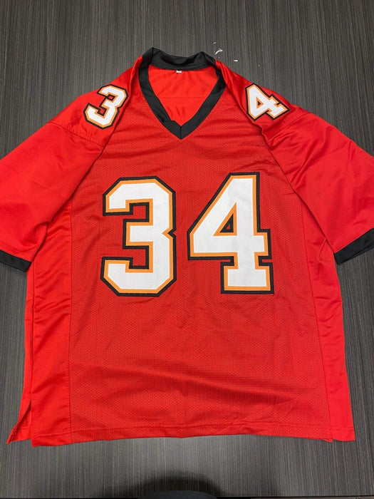 Dexter Jackson Tampa Bay Buccaneers Autographed Custom Jersey JSA Inscribed