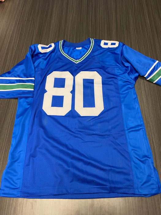 Steve Largent Seattle Seahawks Autographed Custom Jersey PSA