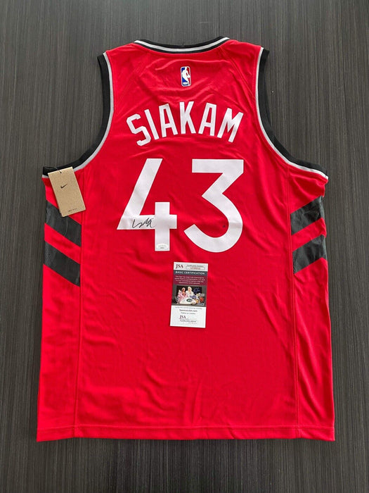 Pascal Siakam Toronto Raptors Autographed Custom Jersey JSA