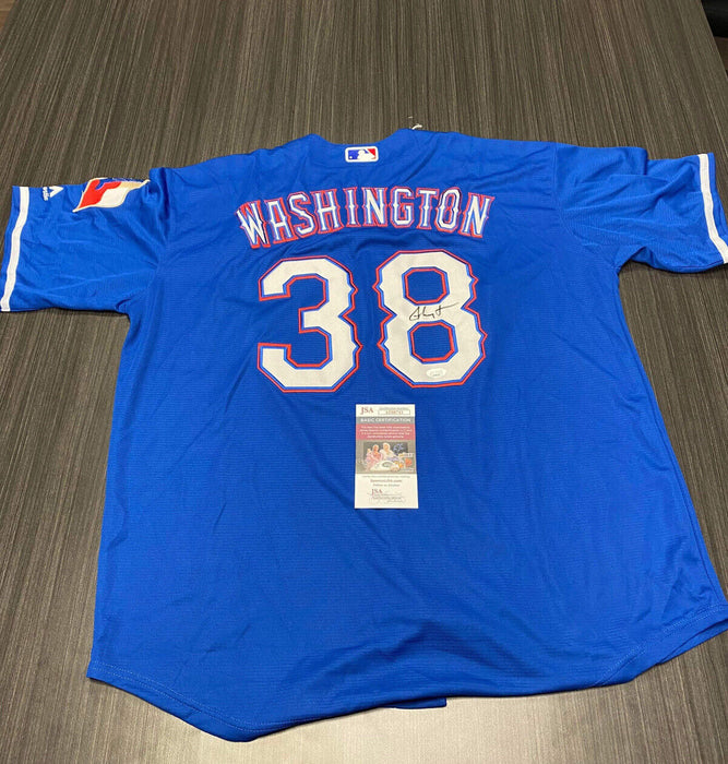 Ron Washington Texas Rangers Autographed Custom Jersey JSA