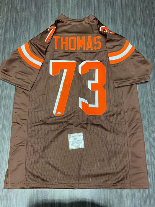 Joe Thomas Cleveland Browns Autographed Custom Jersey Beckett