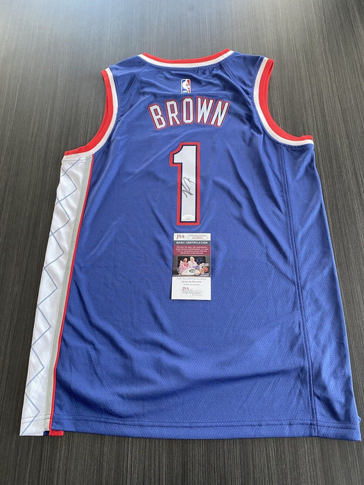 Bruce Brown Brooklyn Nets Autographed Custom Jersey JSA